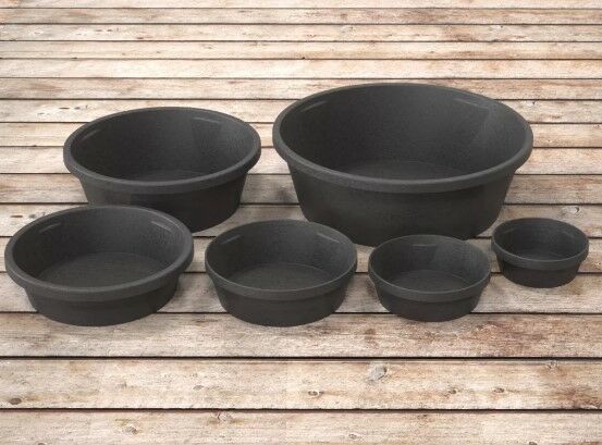 Rubber Feed Pan, 1-Gal