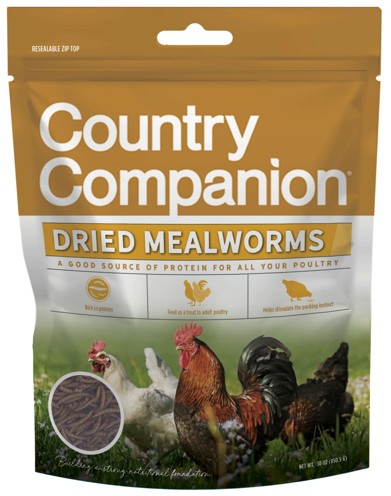 Country Companion Dried Mealworms, 5-Lb