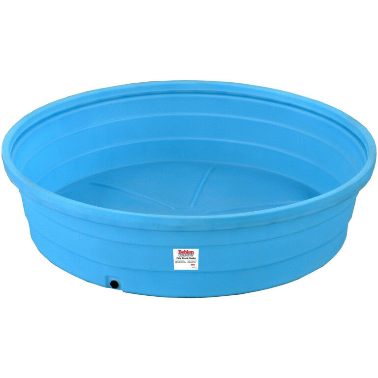 Round Poly Stock Tank, 8-Ft x 2-Ft 