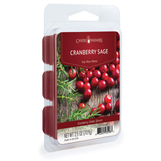 Candle Warmers Cranberry Sage Classic Wax Melts, 2.5-Oz