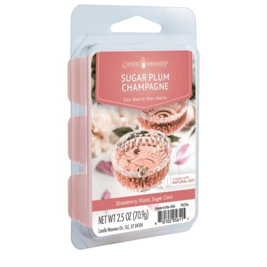 Candle Warmers Sugar Plum Champagne Wax Melts, 2.5-Oz