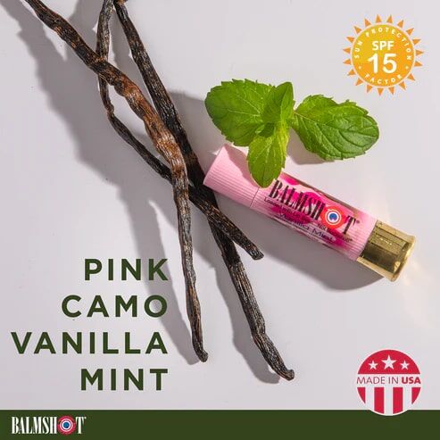 Balmshot Pink Camo Vanilla Mint Lip Balm