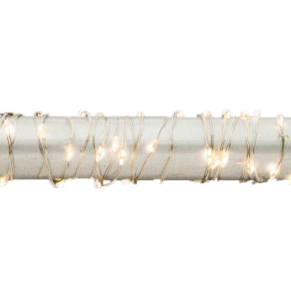 Gerson 5 ft Led Light String - Warm White, Silver Wire