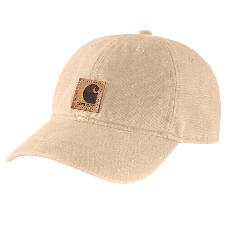 Carhartt Men's Canvas Cap in White Truffle
