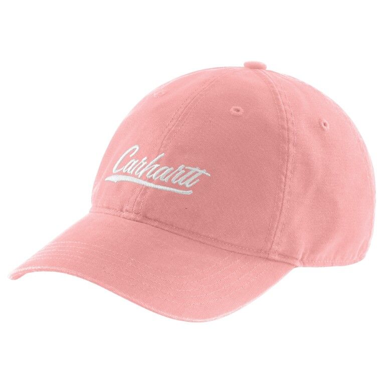 Carhartt Women's Canvas Script Graphic Cap in Cherry Blossom
