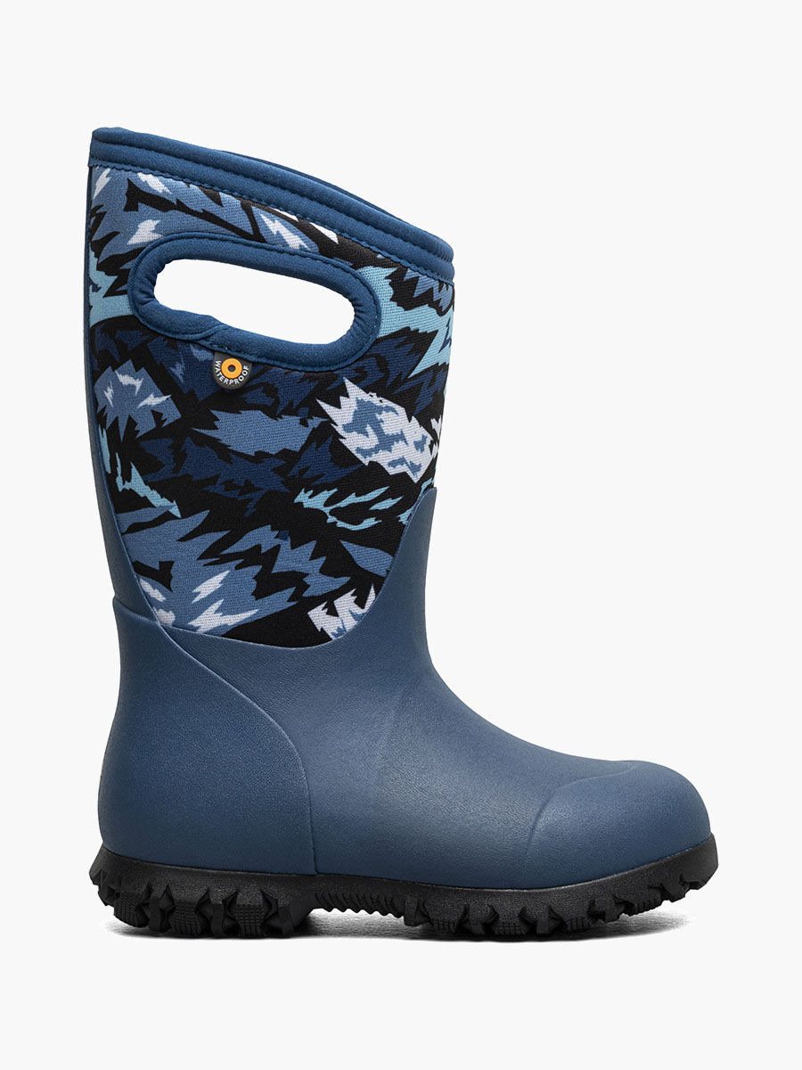 Bogs Kids' York Winter Mountain 3 Season Boots in Dark Blue