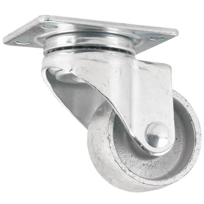 Precision Casters + Wheels 2-In Swivel Steel Caster