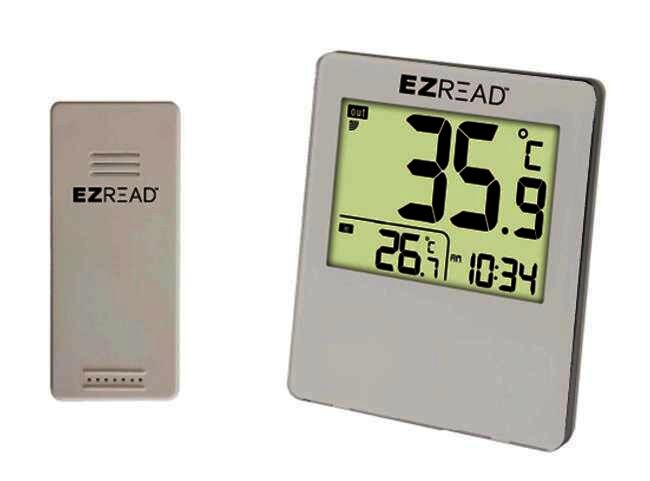 EZ Read Large Digital Thermometer - White