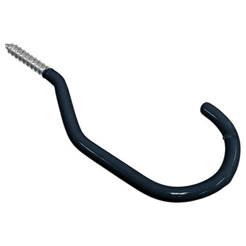 Hillman Hardware Essentials Bike Hook Black Vinyl