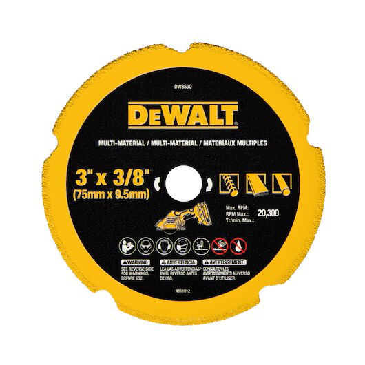 DEWALT Diamond Multi-Material Blade, 3-In