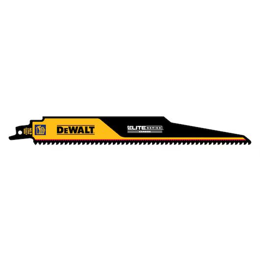 DEWALT Elite Series Demolition Carbide Tipped Reciprocating Saw Blade, 6-TPI, 12-In