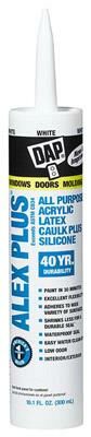 DAP Alex Life Caulk - White, 10.1 oz