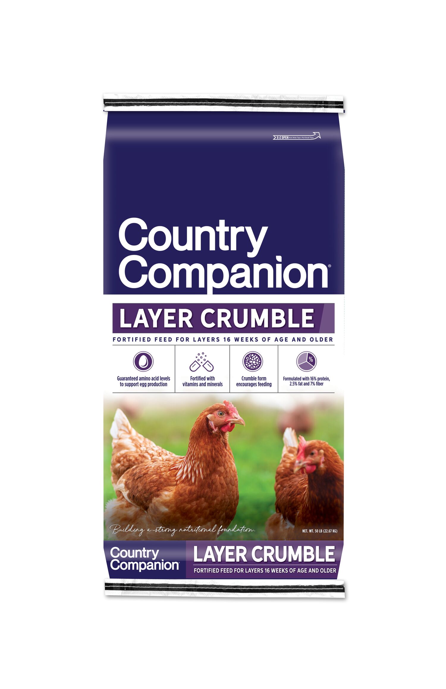 Country Companion Layer Crumble, 50-Lb
