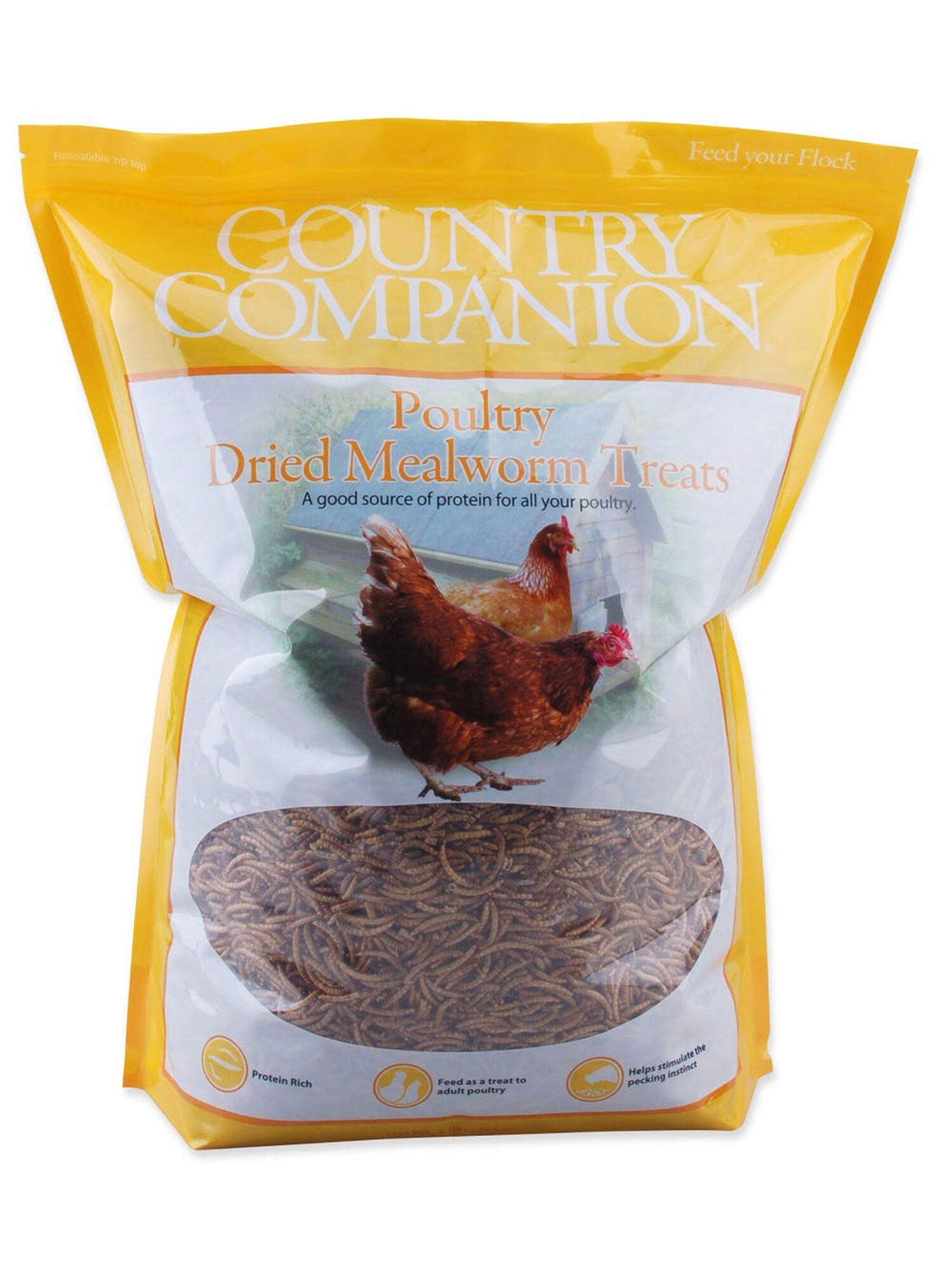 Country Companion Dried Mealworms, 30-Oz