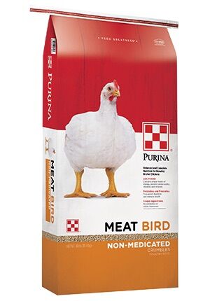 Purina Meat Bird Crumble, 40-lb bag