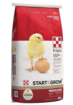 Purina Chick Start & Grow Medicated, 50-lb bag