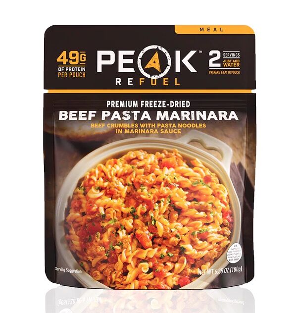 Beef Pasta Marinara Freeze-dried Meal
