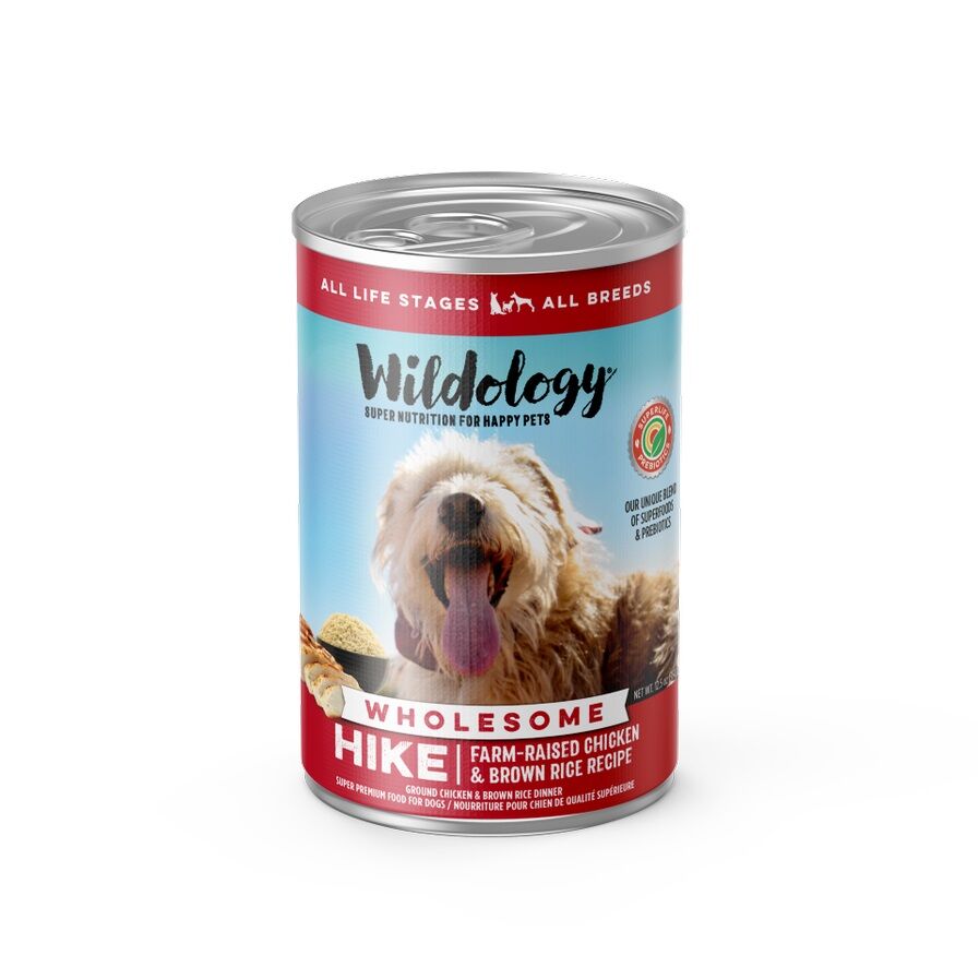 Wildology HIKE Farm-Raised Chicken & Brown Rice Recipe, 12.5-Oz