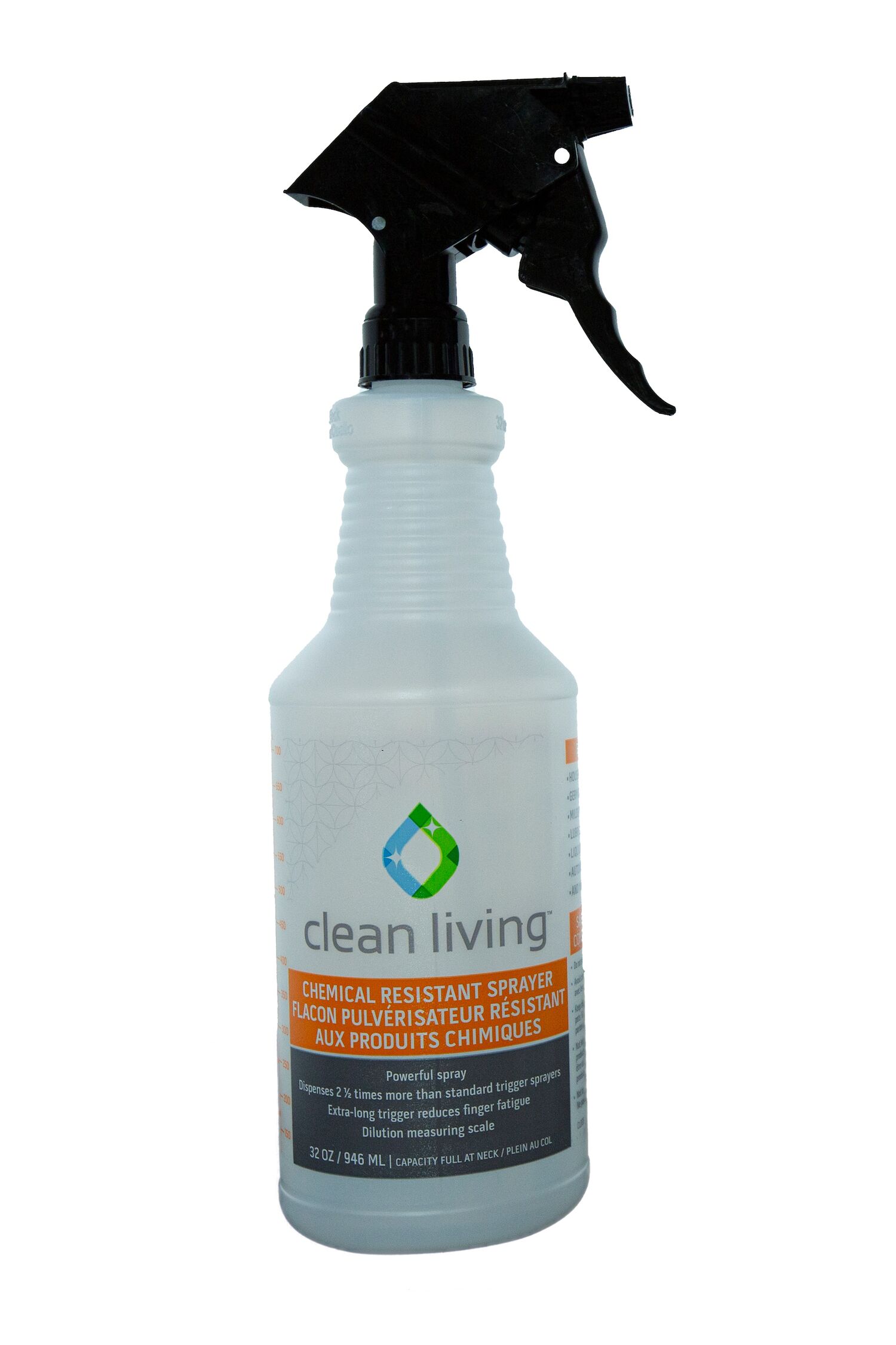Clean Living Chemical Resistant Sprayer, 32-Oz