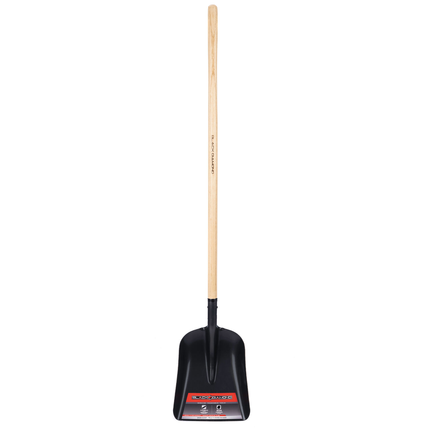 Steel Grain Scoop with Wood Handle