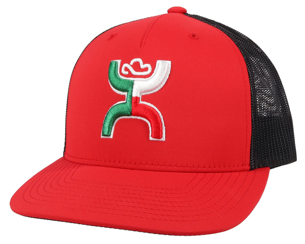 Men's Hooey Boquillas Trucker Cap in Red
