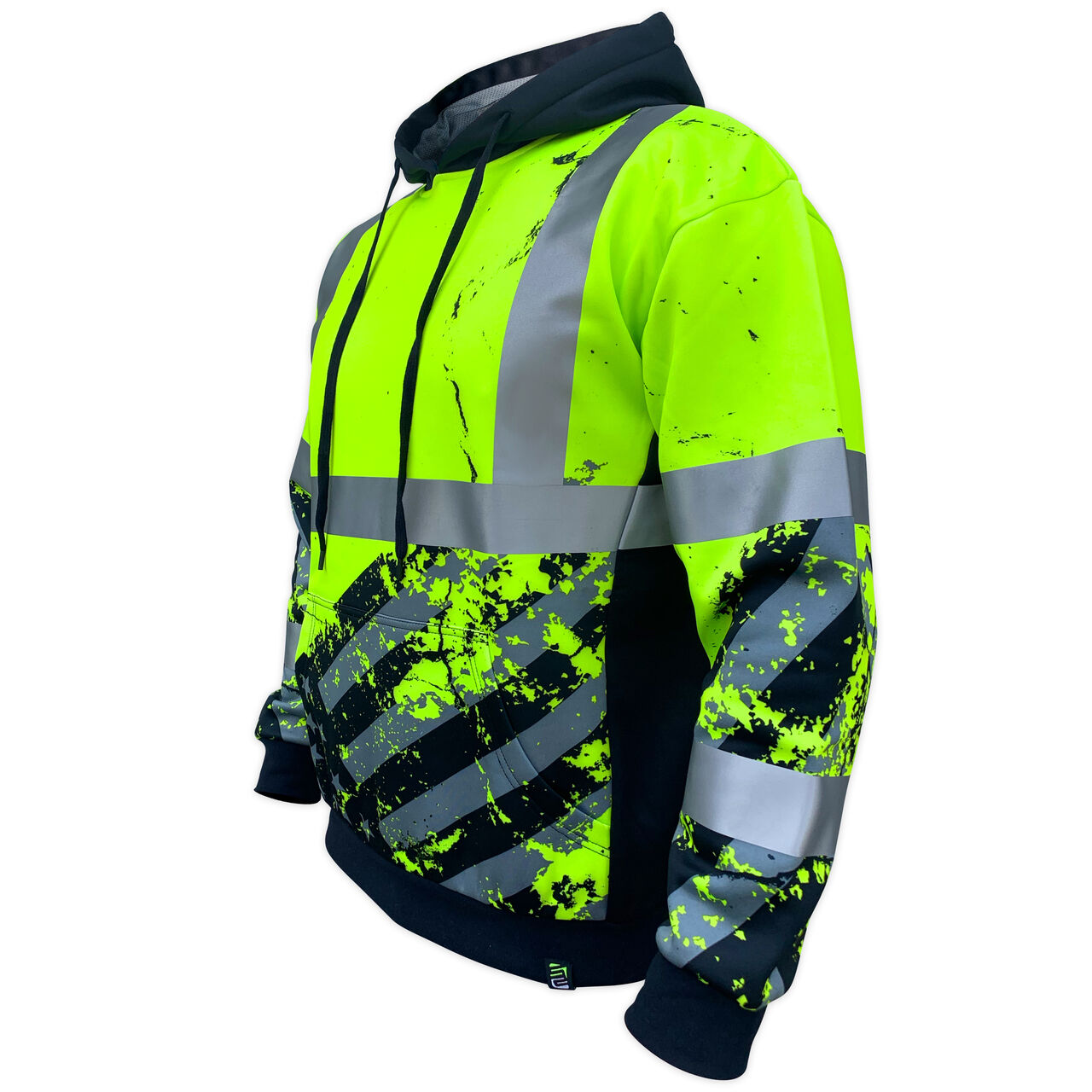 SafetyShirtz Men's ANSI Class 3 American Grit Safety Hoodie