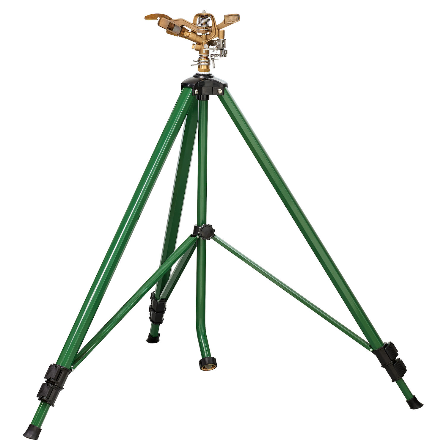Orbit 3/4-In Brass 0°-360° Pattern Impact Sprinkler On Adjustable Tripod Base, 45-Ft