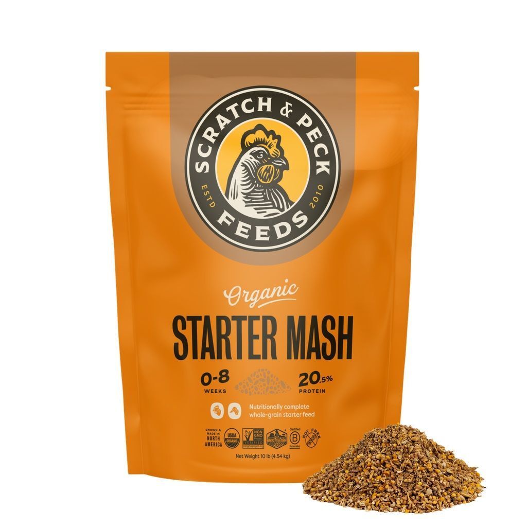 Scratch & Peck Feeds Organic Starter Mash, 10-Lb