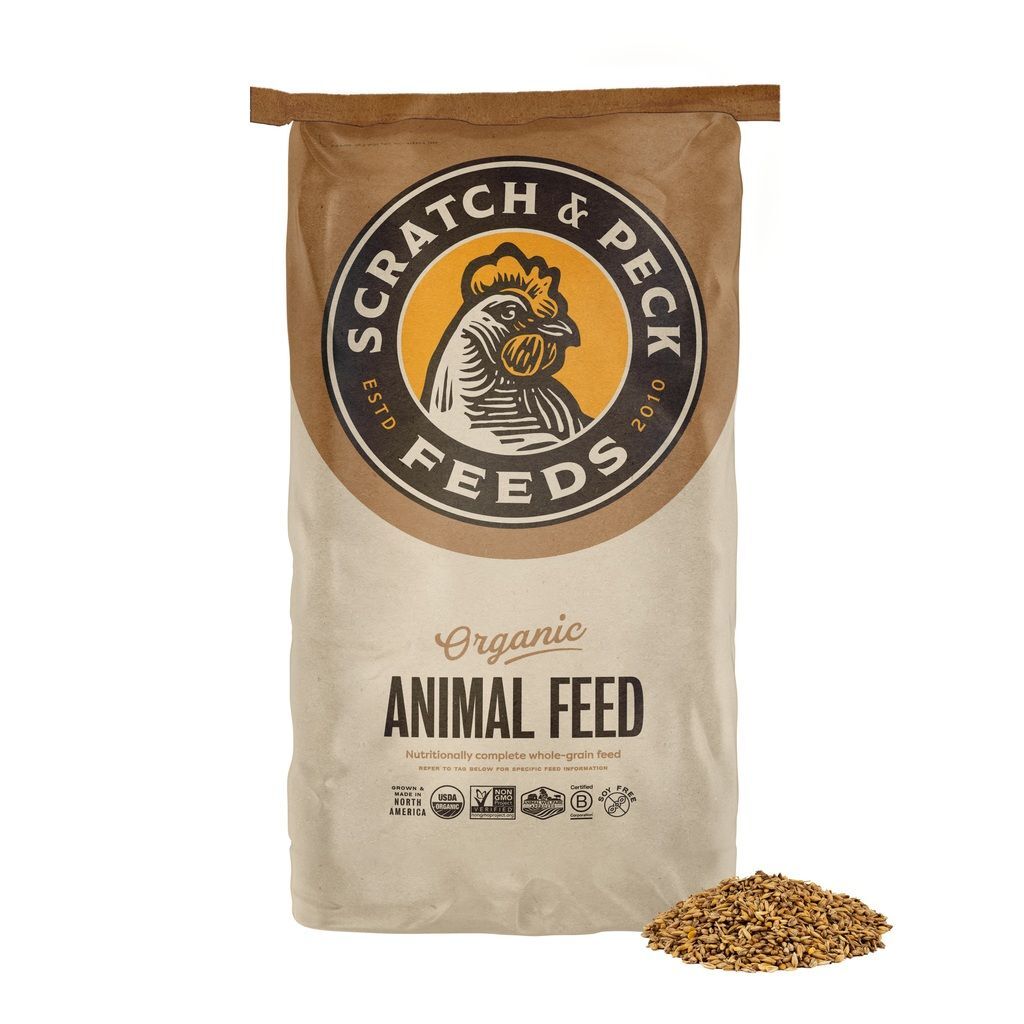 Scratch & Peck Feeds Organic 3-Grain Scratch, 40-Lb