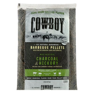 Cowboy Charcoal & Hickory BBQ Pellet Fuel, 20-Lb