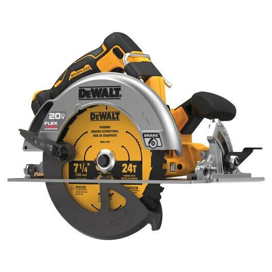DEWALT 20-V Max FlexVolt Advantage Brushless Circular Saw, 7 1/4-In (Tool Only)