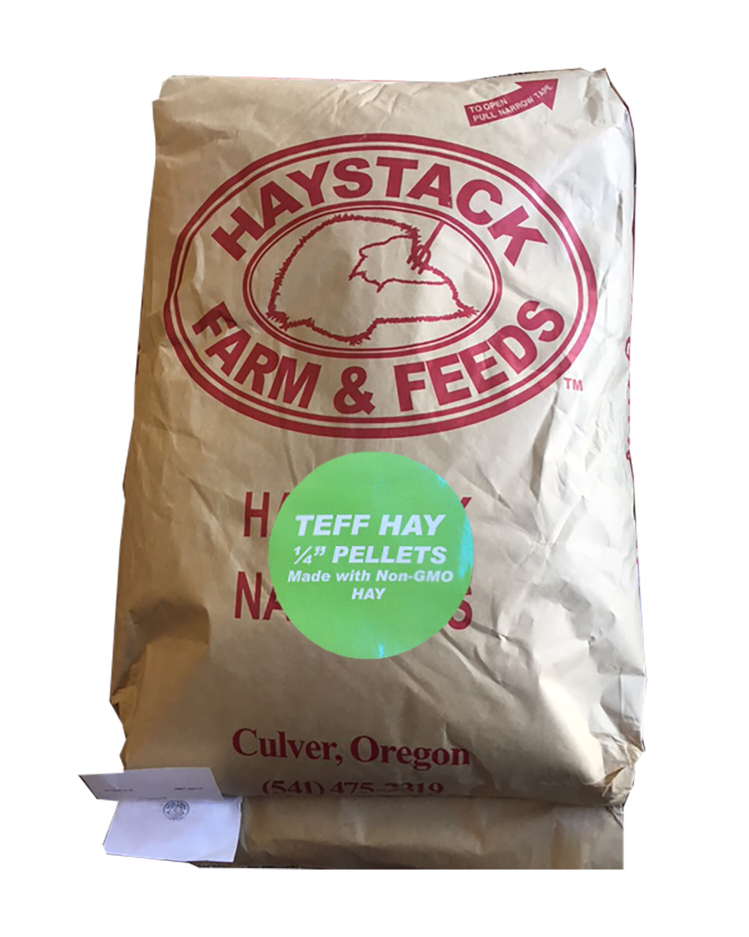Haystack Farm & Feed Teff Hay Pellets, 40-Lb