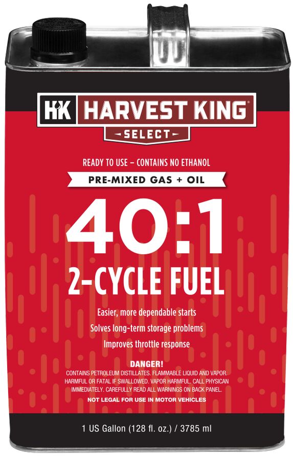 Harvest King Select 40:1 Pre-Mixed 2-Cycle Fuel, 1-Gal