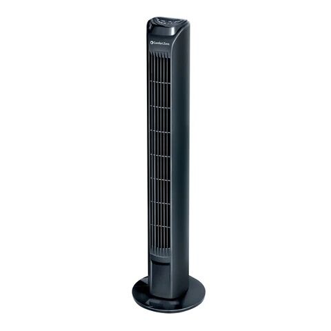 3-Speed Oscillating Tower Fan with Remote Control
