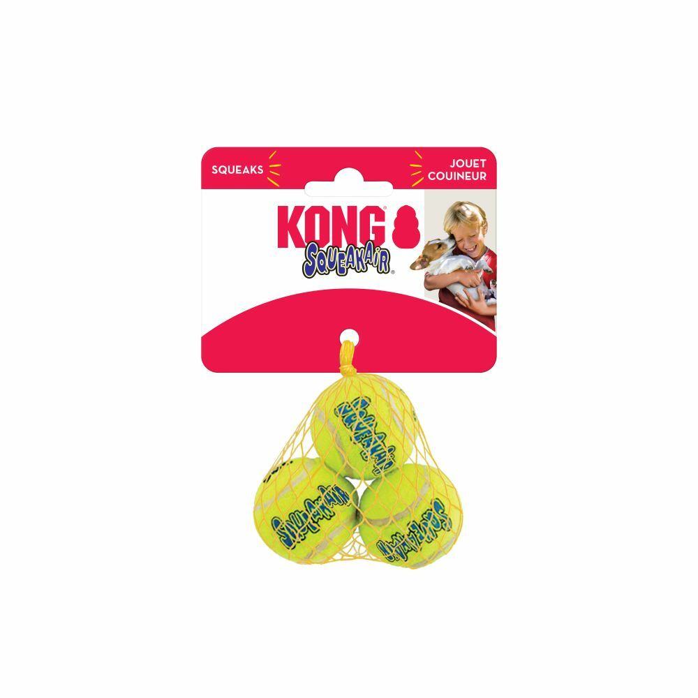 Small SqueakAir® Balls Dog Toy, 3-Pk