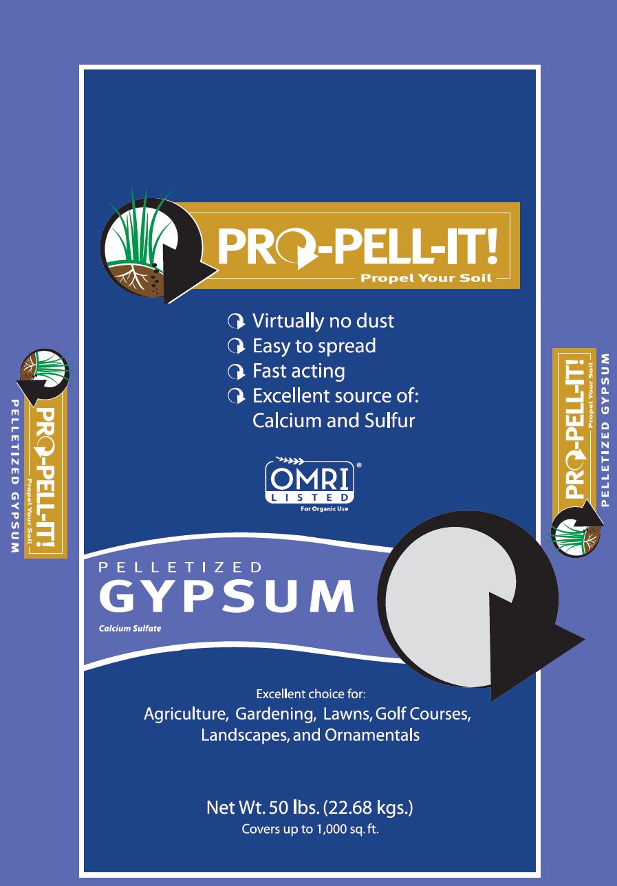 Pelletized Gypsum Soil Amendment, 50-Lb Bag