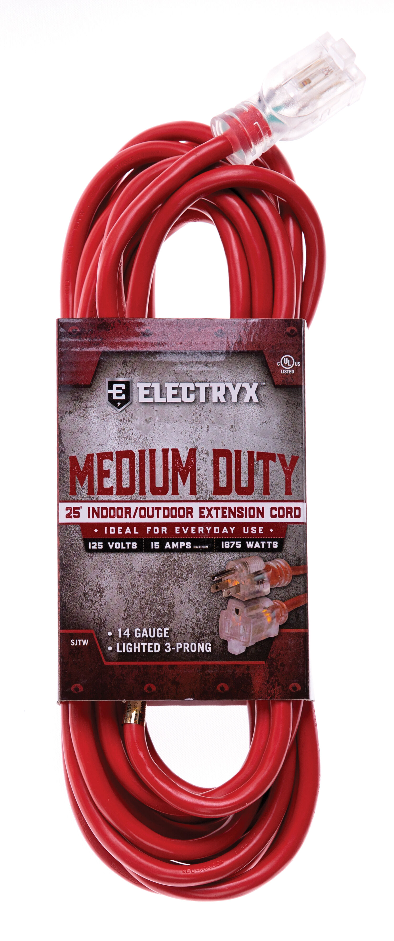 25-Ft 14-Ga Medium Duty Extension Cord