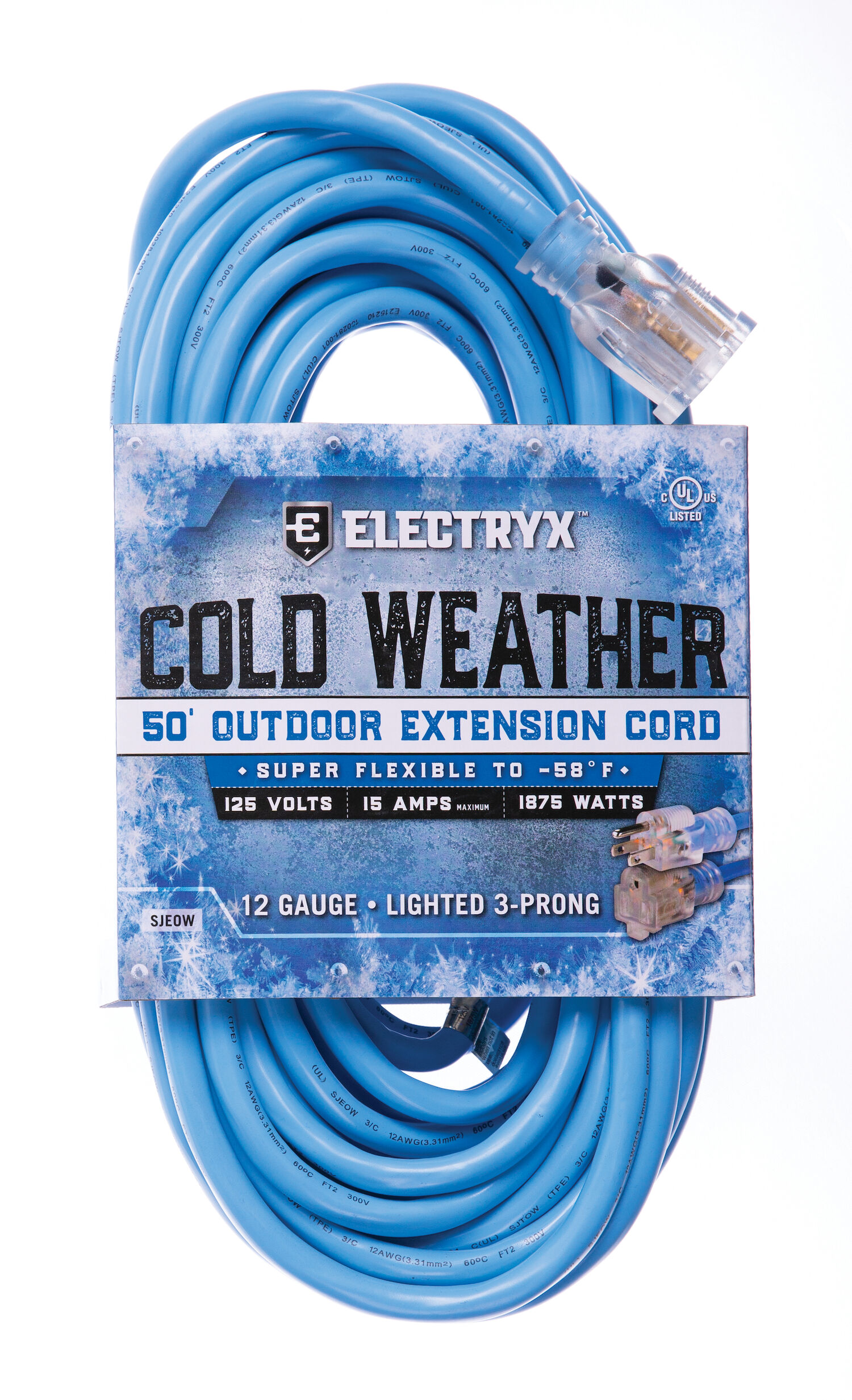 50-Ft 12-Ga Cold Weather Extension Cord
