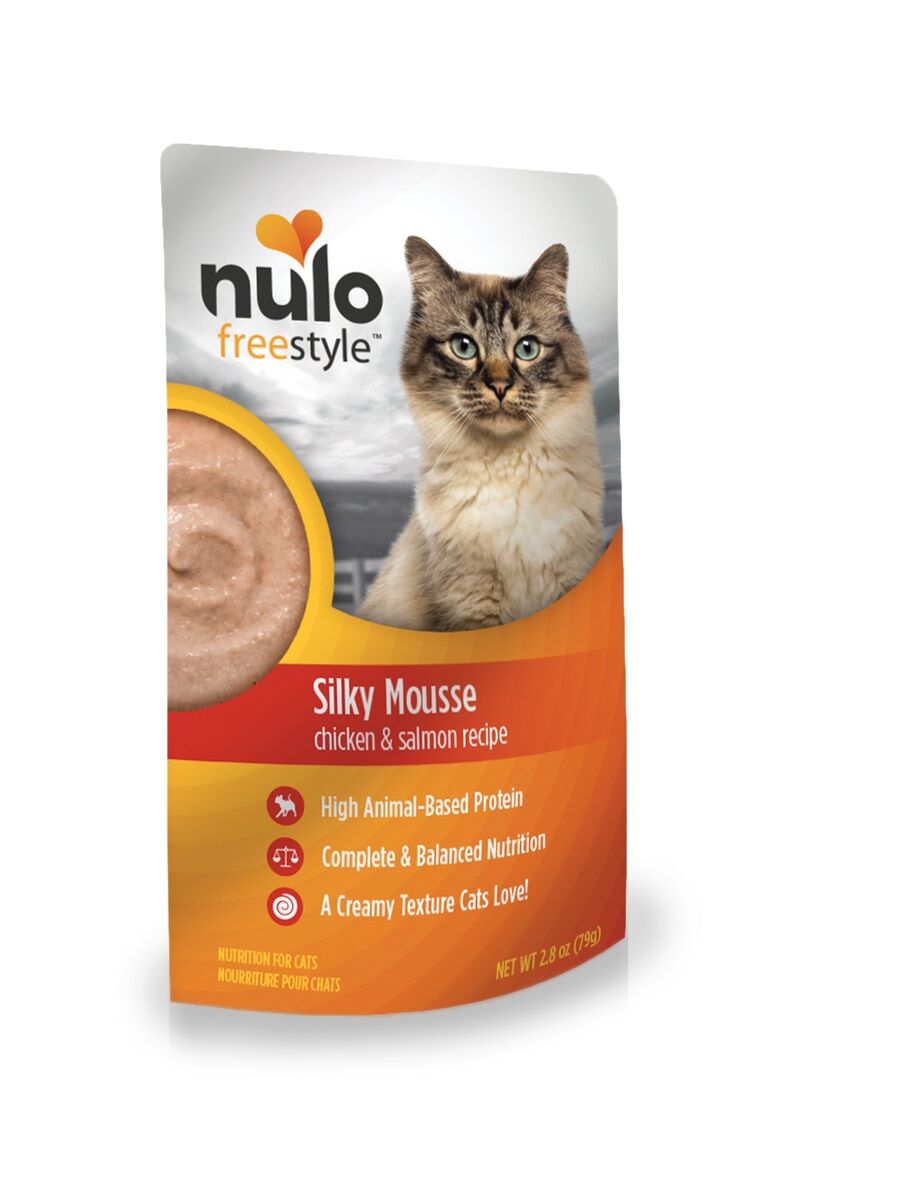 Nulo FreeStyle Cat Silky Mousse Chicken Salmon, 2.8-Oz Pouch