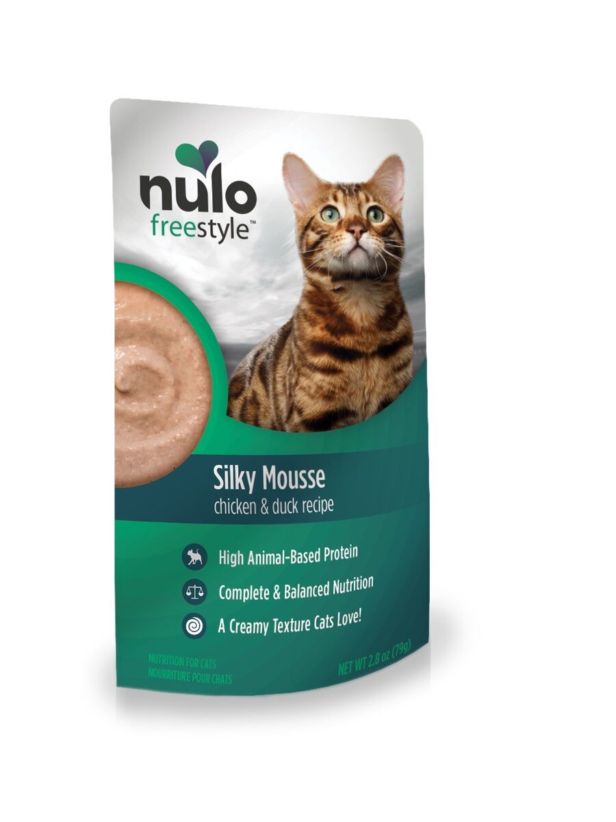Nulo FreeStyle Cat Silky Mousse Chicken Duck 2.8 OZ Pouch