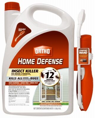 Ortho Home Defense Insect Killer for Indoor & Perimeter with Wand, 1.1-Gal