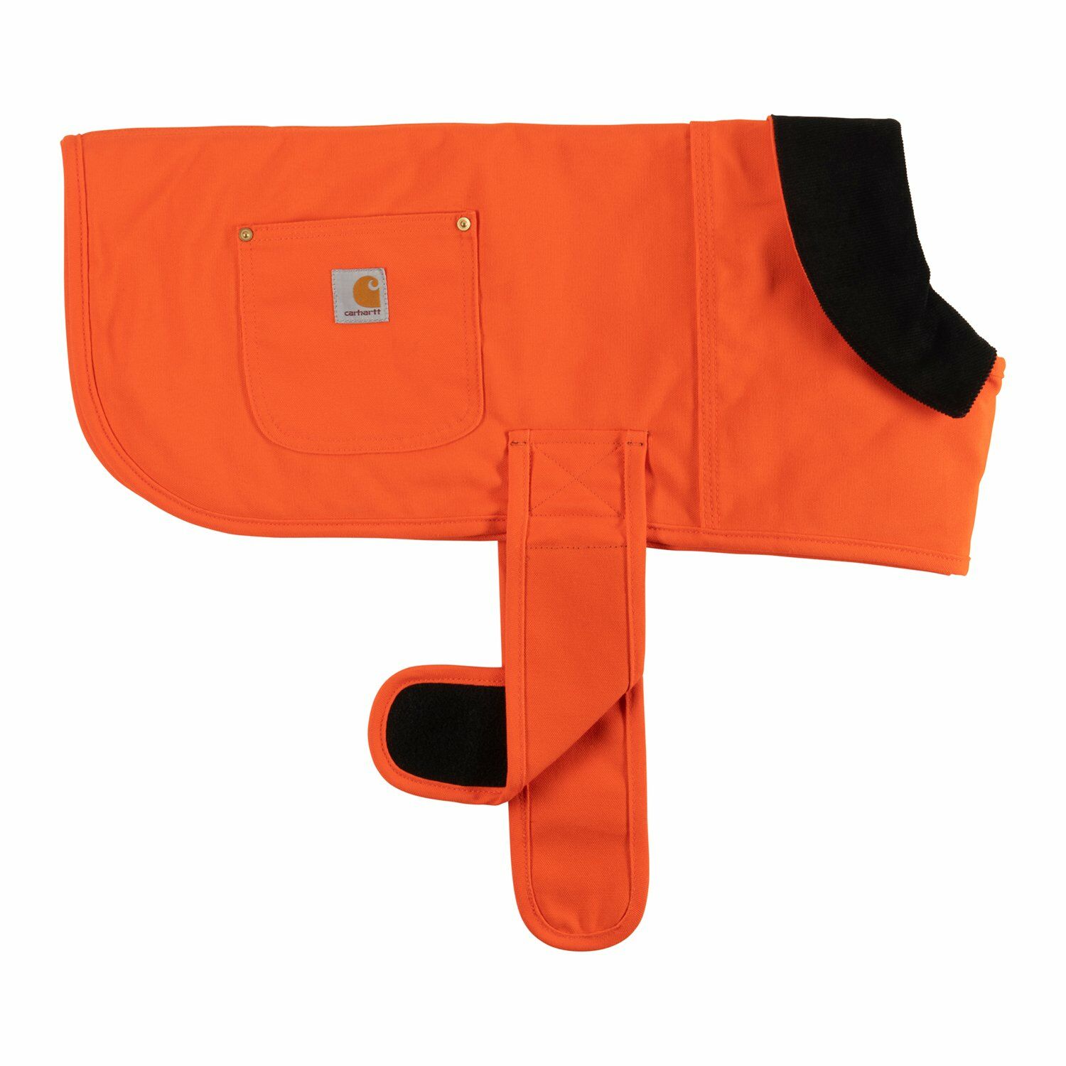 Duck Canvas Chore Coat Dog Vest in Orange, Medium