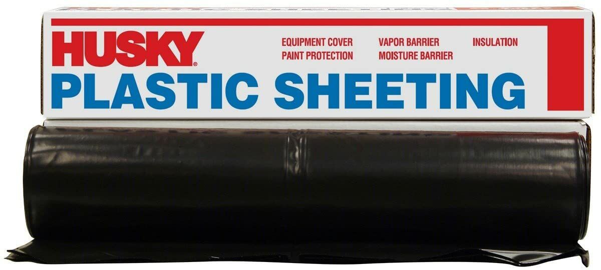 20-Ft x 100-Ft 6-Mil Black Poly Medium Duty Sheeting