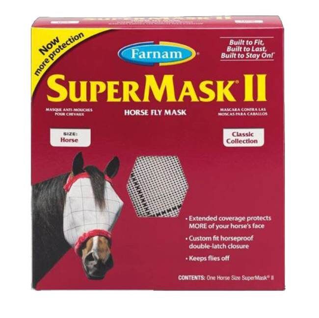 Farnam Super Mask II Horse Fly Mask - X-Large