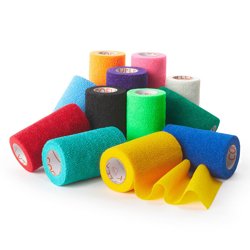 CoFlex Vet Bandage Assorted Colors, 4-In x 5-Yd