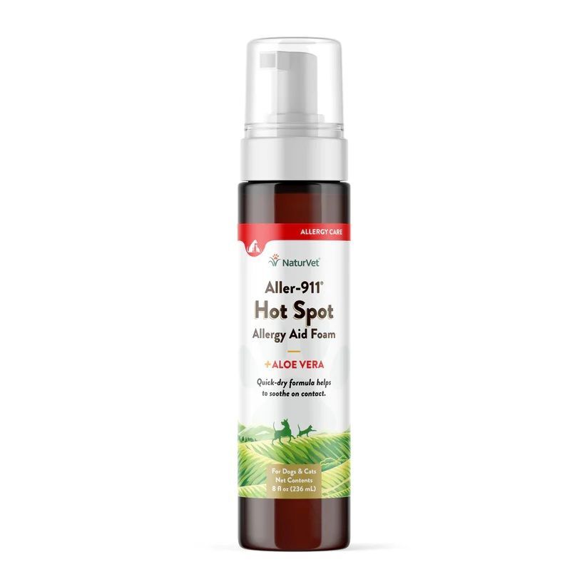 NaturVet Aller-911 Hot Spot Foam, 8-Oz