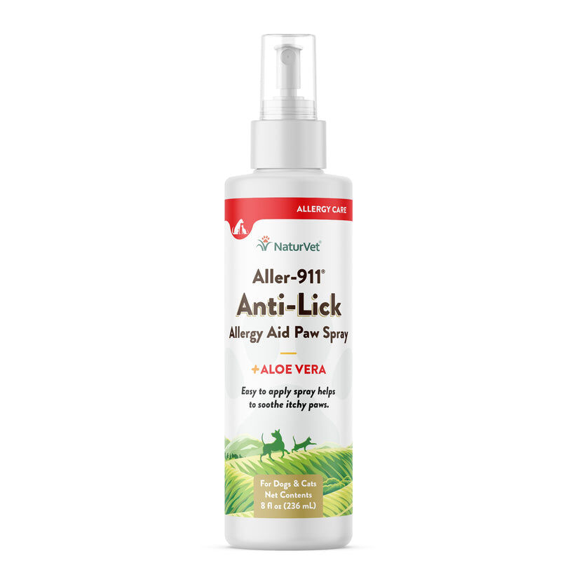 NaturVet Aller-911 Anti-Lick Paw Spray, 8-Oz