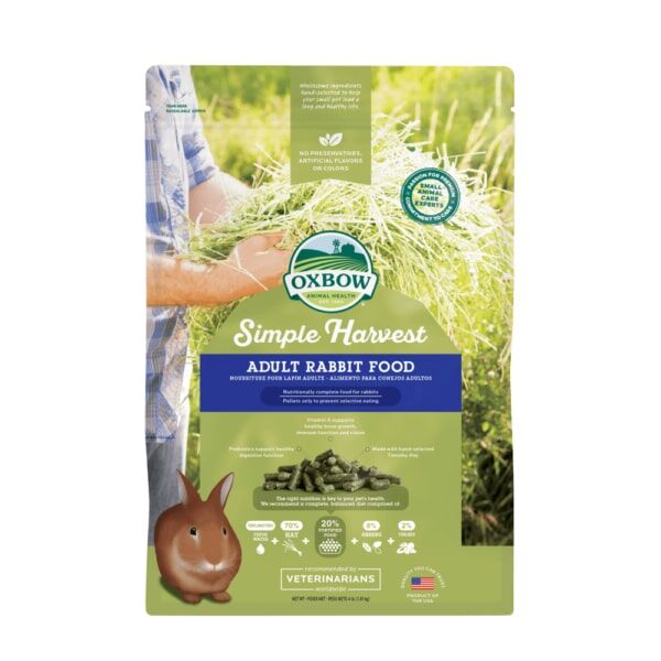 Oxbow Simple Harvest Adult Rabbit Food, 8-Lb