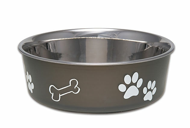 Loving Pets Medium Pet Bowl Classic - Espresso, 28 oz