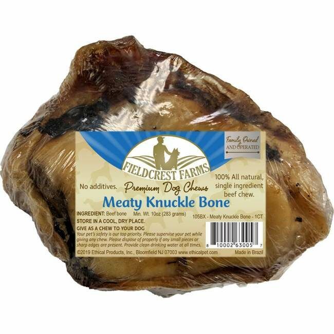 Fieldcrest Farms Meaty Knuckle Bone Dog Chew - Beef